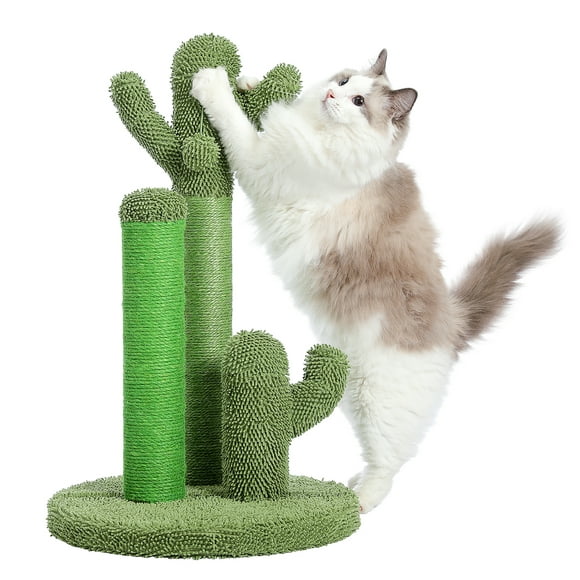 PAWZ Road 23" Cactus Cat Scratching Posts Sisal Cat Scratcher Green Medium