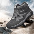 thumbnail image 1 of Zapatos de senderismo casuales de invierno Felpa Mujer Hombre Botines Zapatos (Gris oscuro 43) Ehuebsd Tenis De Mujer Tenis De Hombre, 1 of 8