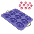 thumbnail image 4 of Donut ,  Prevents Stick Donut Baking Pan High Temperature Resistance  For Restaurant For Dessert Shop Dark Gray,Royalblue, 4 of 8