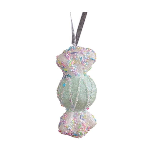 Christmas Decorations Macaron Foam Candy Pendant, Lightweight Christmas Tree Hanging Ornament, Sweet Holiday Decor for Tree, Gift Box, Door, Window, and Party Decoration