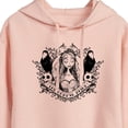 thumbnail image 3 of Corpse Bride - Bride Portrait with Crows & Skulls - Juniors Cropped Pullover Hoodie, 3 of 5
