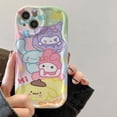 thumbnail image 3 of Sanrio Kuromi Hello Kitty Pochacco Soft Case For Samsung Galaxy S23 S22 Ultra S21 S20 FE A14 A24 A25 A23 A33 A53 A34 A54 Cover, 3 of 5
