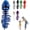 Blue, variant on 2026 My Cozy Dino Plush Skeleton Hood,3D Spinosaurus Skull Mask & Plush Spine For Dress-Up, Parties & Photos