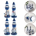thumbnail image 3 of AFQH Handmade Wooden Lighthouse Decor, l Themed Rooms Lighthouse Home Decor, 3 of 5