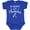 Royal Blue, variant on Inktastic No Mistakes, Just Miracles Down Syndrome Awareness Boys or Girls Baby Bodysuit