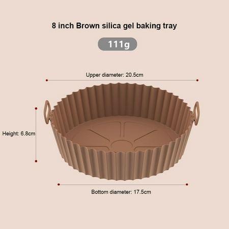 

Multi-functional Silicone Air Fryers Oven Baking Tray Reusable High Temperature Resistance Air Fryer Bast Silicone Wholesale