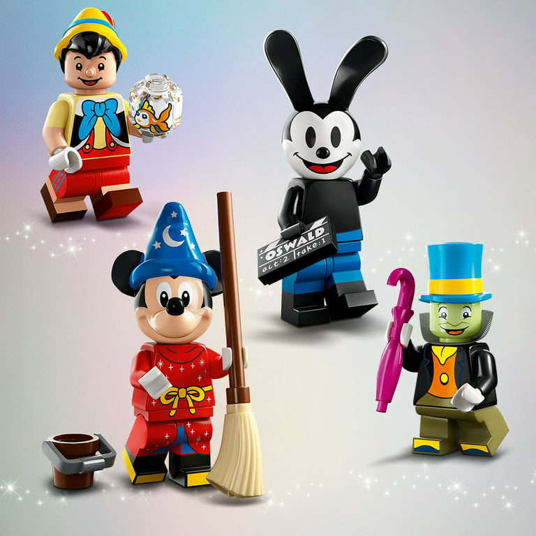  LEGO Minifigures Disney 100 6 Pack 66734 Limited Edition  Collectible Figures, Surprise Buildable Disney Characters for Role Play, A  Gift for Imaginative Kids Ages 5+ : Toys & Games