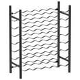 thumbnail image 1 of vidaXL Wine Rack for 48 Bottles Black Metal, 1 of 4