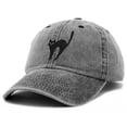 thumbnail image 4 of DALIX Black Cat Hat Womens Halloween Baseball Cap Washed in Black, 4 of 6