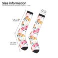thumbnail image 2 of Sikiie Colorful Flowers Knee Socks, High Socks Long Stretchy Sock Women Knee High Stocking, Long Socks for Women, 2 of 6