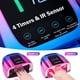 thumbnail image 3 of Purtato Profesional Recargable 96W UV LED Luz UV Portátil Inalámbrica para Máquina de Lámpara de Uñas con Fondo de Acero Inoxidable Extraíble, 4 Ajustes de Temporizador y Secador de Uñas con Sensor In, 3 of 5