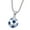Silver, variant on 316L Stainless Steel 3D FootballCool Necklaces for Men, Sports Players Favors Jewelry