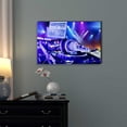 thumbnail image 2 of Canvas Prints Wall Art - Dj Mixer with Headphones at Nightclub | Modern Wall Decor/ Home Decor Stretched Gallery Wraps Giclee Print & Wood Framed. Ready to Hang - 12" x 18", 2 of 3