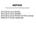 thumbnail image 2 of Transit Auto kit de Stabilisation de Roulement avant Gauche (Côté Conducteur) et Bras de Commande Inférieur pour Voiture Toyota Highlander Lexus RX350 RX450h K77-102600, 2 of 10