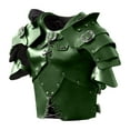 thumbnail image 1 of Chaleco medieval Strade Fareast Limited con remaches de metal Verde, 1 of 7