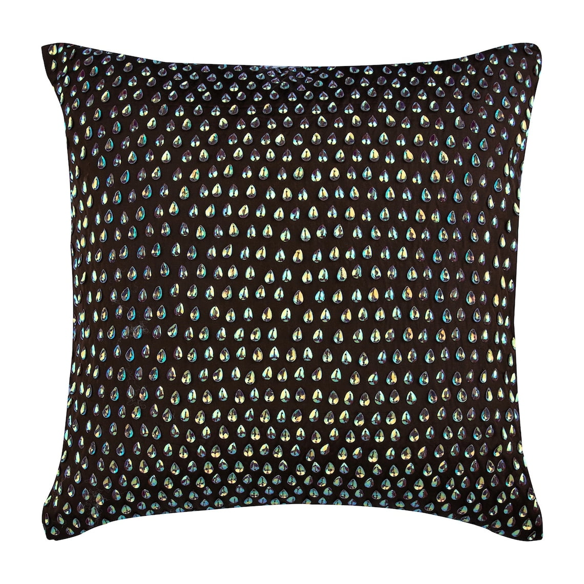 Decorative Pillow Covers 24x24 inch (60x60 cm) Brown, Silk Throw Pillow