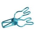thumbnail image 2 of 20 Pcs Pinces Multifonctions Métal Creux Électroplaqué Pince à Ressort Solide Bleu, 2 of 14
