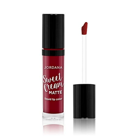 Jordana Sweet Cream Matte Liquid Lip Color 11 Red Velvet