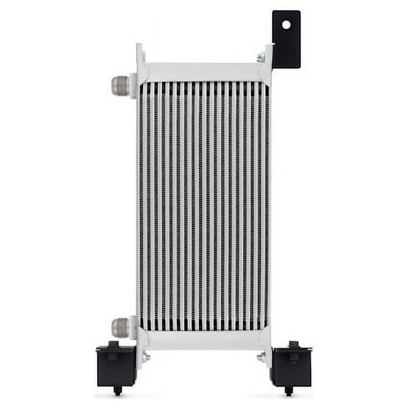 Mishimoto MMOC-WRA-07 Oil Cooler Kit Compatible With Jeep Wrangler JK 2007-2017 Silver