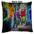 thumbnail image 2 of PKQWTM Colorful Designs Graffiti Alley Baltimore Maryland Reversible Mermaid Cushion Cover Home Decor Sequin Pillow Case Size 18x18 inches, 2 of 2