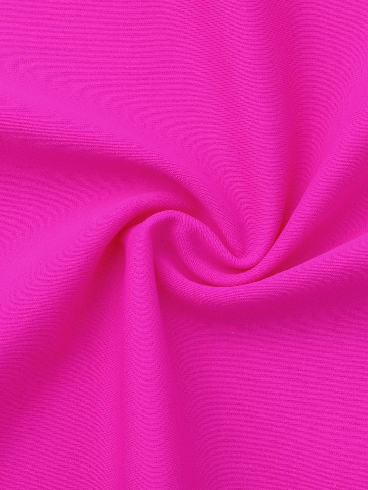DARING DIVA Plus Size V Neck Tummy Control Two Piece Swimsuit L Hot Pink