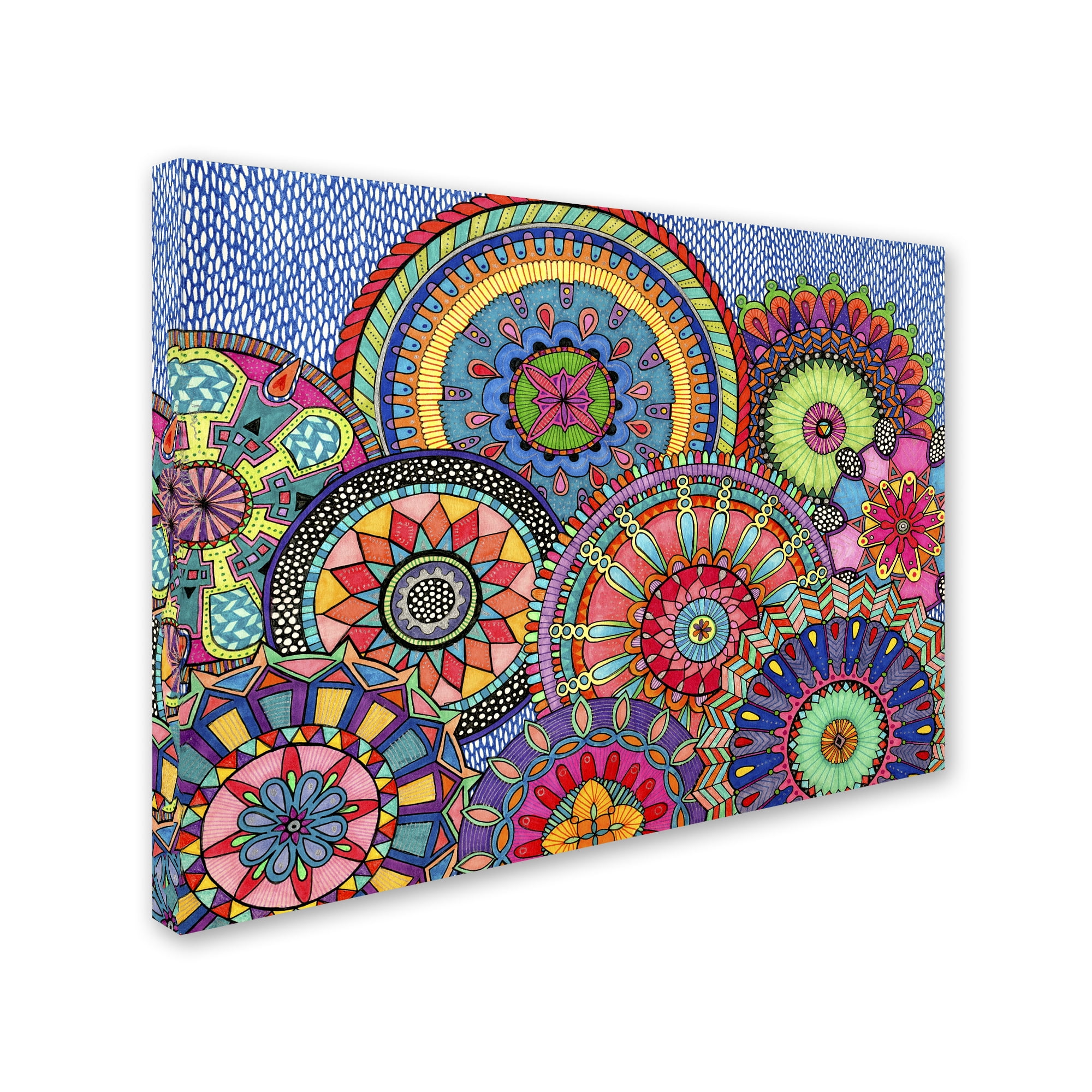 Trademark Fine Art "Mandala Parade" Canvas Art by Hello Angel