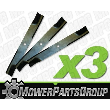 Bunton Mower Parts - D501 (3) Heavy Duty Blades Fits Bunton Dixie Chopper Gravely Toro with 50