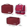 thumbnail image 1 of 3 Unids/set Bolsas De Cosméticos De Viaje Cables Digitales Alambres Sujetador Ropa Interior Bolsa De Almacenamiento Conjunto De Estuche Organizadores Paquete huangjie unisex, 1 of 2