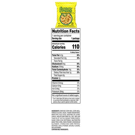 FUNYUNS ONION FLAVORED RINGS CHIPS, 0.75OZ BAGS (40 PACK)