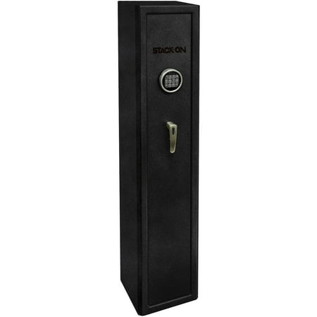 Home Defense Stand-Up Safe, Matte Black with Electronic (Best Gun Lock For Home Defense)