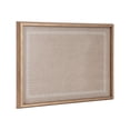 thumbnail image 4 of Kate and Laurel Framed Glass Dry Erase Art Neutral Linen with White Scalloped Whiteboard for Wall  by The Creative Bunch Studio, 24 x 18, Blake Gold Frame, Modern,  Dry Erase Art For Wall Decor, 4 of 8