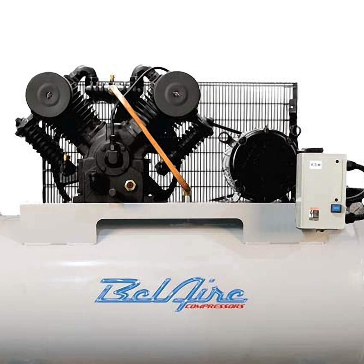 IMC (Belaire) 10 HP 120 Gallon 175 PSI 230 Volt Air Compressor 10 HP 120 Gallon Horizontal 175 PSI 230 3 60 32 CFM C2 Pump