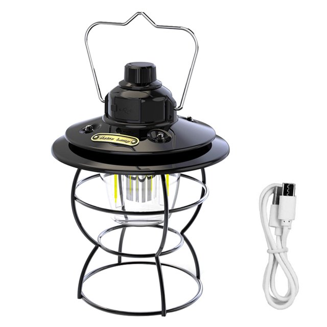 Linterna de camping LED Rawiri recargable, para decoración de patio, camping, senderismo, emergencia