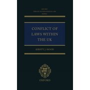 Oxford Private International Law The Conflict of Laws Within the UK, (Hardcover)