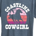 thumbnail image 3 of Instant Message - Coastline Cowgirl - Women's Short Sleeve Graphic T-Shirt, 3 of 6