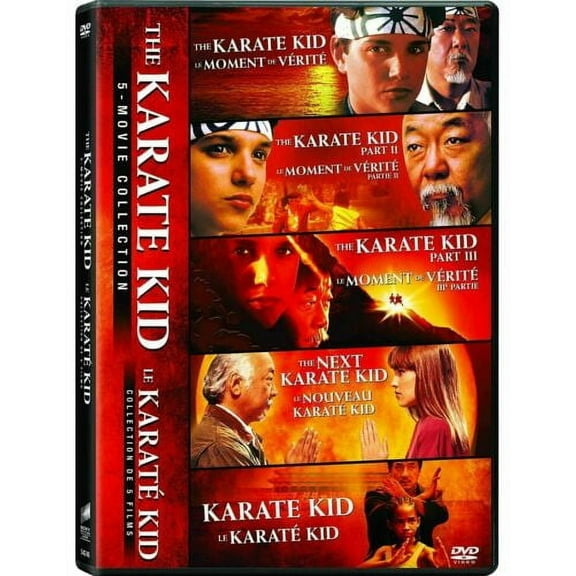 The Karate Kid 5-Movie Collection [DVD Box Set Cobra Kai Jaden Smith] NEW