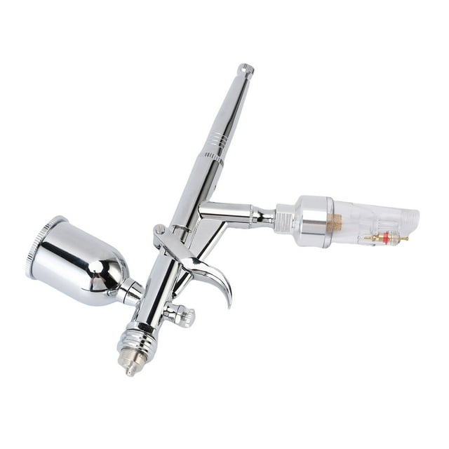 Airbrush Set, Uniform Spraying Prevent Wear Double Action Gravity Feed Airbrush Set Professional Elegant for Model Making for Beginner