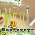 thumbnail image 4 of MEKBOK Stainless Steel Melon Baller & Fruit Tool Set - Tomato Corer, Kiwi Peeler, Watermelon Slicer, Potato Digger, 4 of 7