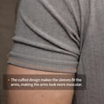 thumbnail image 5 of Cmfcve Cotton Linen T-Shirt for Men Henley Casual Short Sleeve Shirt 2026 Summer Textured Knit Beach Vacation Top, 5 of 9