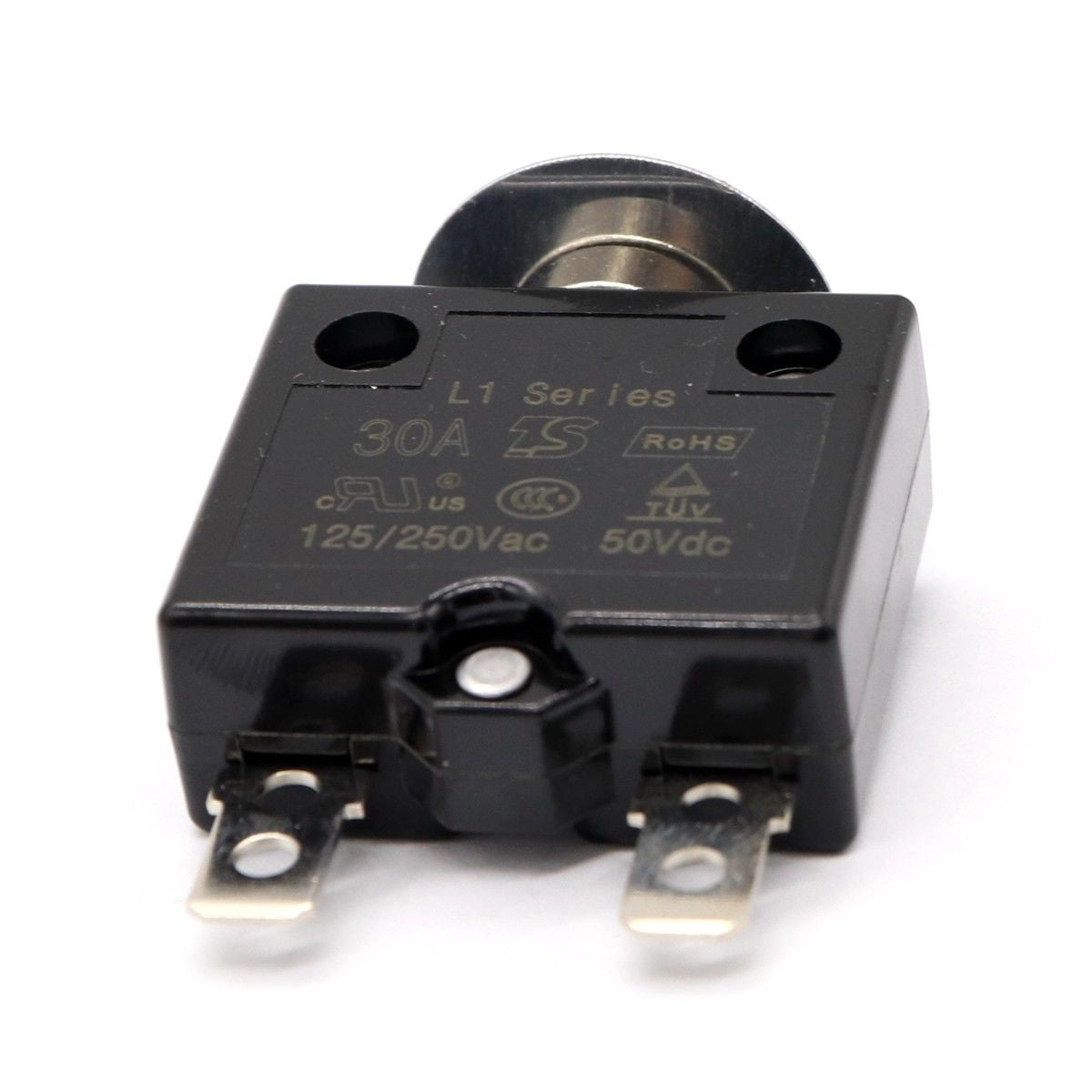 Details about   5 10 15 30A Push Button Circuit Breaker Overload Protector Manual Reset Thermal