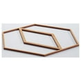 thumbnail image 4 of Hillrose Decorative Fretwork Wood Wall Panels, Small, 13 1/8"W x 11 3/8"H x 1/4"T, Alder, 4 of 18