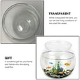 thumbnail image 4 of KONTONTY Transparent Plastic Fish Tank for Storage Use Easy to Clean and Decorate 2Pcs Small Aquariums, 4 of 8