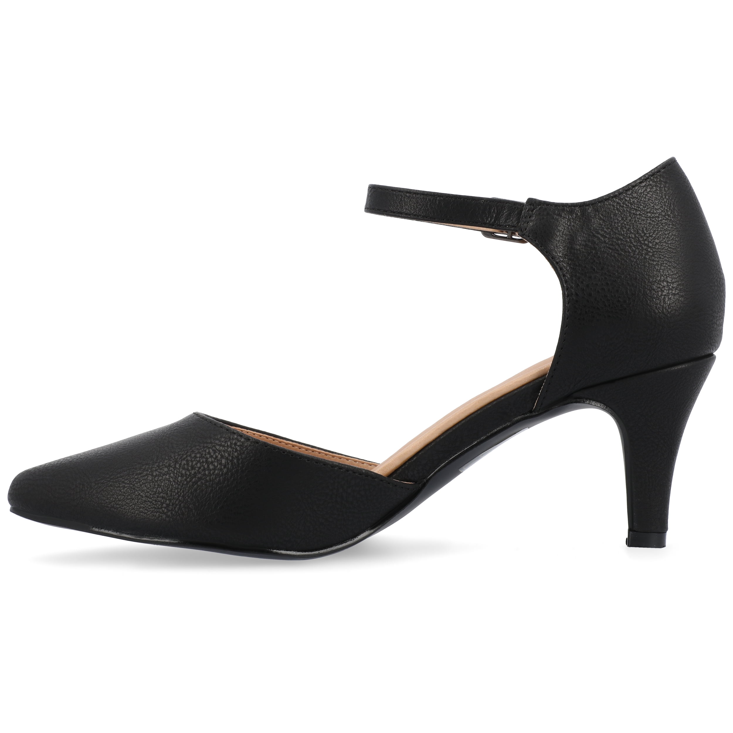 Journee Womens Bettie Almond Toe Mid Heel Pumps, Widths Available