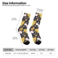 thumbnail image 2 of Logiee Mouse Cheese Print Adult Socks for Men & Women,Calf Socks, Ankle Socks,Boots Socks,Breathable Casual Sock,Unisex Crew Socks, 2 of 6