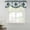 bronze, variant on Teal Gray Boho Tie Up Valance Curtains for Windows, Kitchen Curtains Window Treatments, Southwestern Ethnic Abstract Geometric Short Window Shades Valances for Bedroom Bathroom Cafe 54"x18"