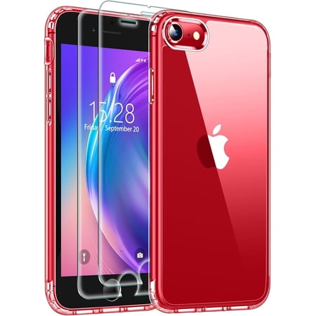 Entronix 3-in-1 Clear Case Compatible with iPhone 8 / iPhone 7/ iPhone SE with 2 Screen Protector