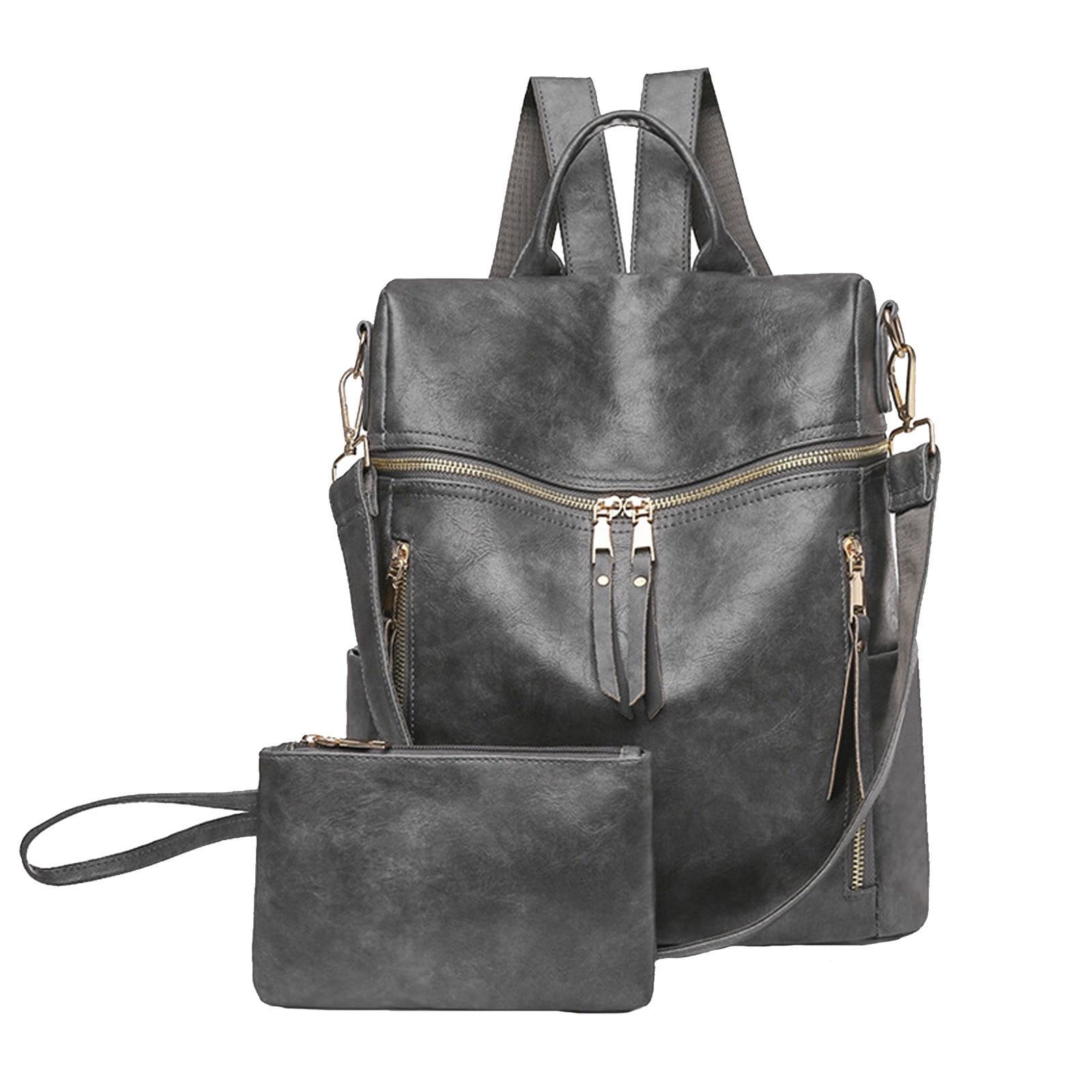 Medium leather backpack purse hotsell