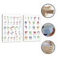 thumbnail image 4 of 2Pieces Educational Arabic Islamics Colorful Alphabets and Number Wall Art Poster Prints for Kids Room and Classrooms 40 x 60cm, 4 of 4
