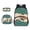 Boho Mandala Turtle, variant on Xoenoiee Elk Wilderness Pattern 17in Kids Backpacks 3Pcs Set for School, Large Capacity School Backpack with Lunch Pack and Pencil Bag School Supplies