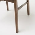 thumbnail image 3 of Noble House Lydia Mid-Century Modern 5 Piece Dining Set, Light Beige and Natural Walnut, 3 of 8